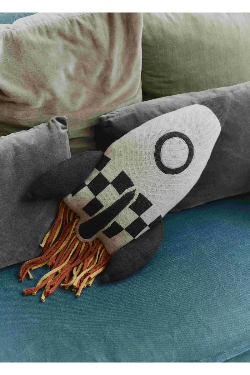 Lorena Canals Rocket — Knitted Pillow 22 × 41 cm, photo 2