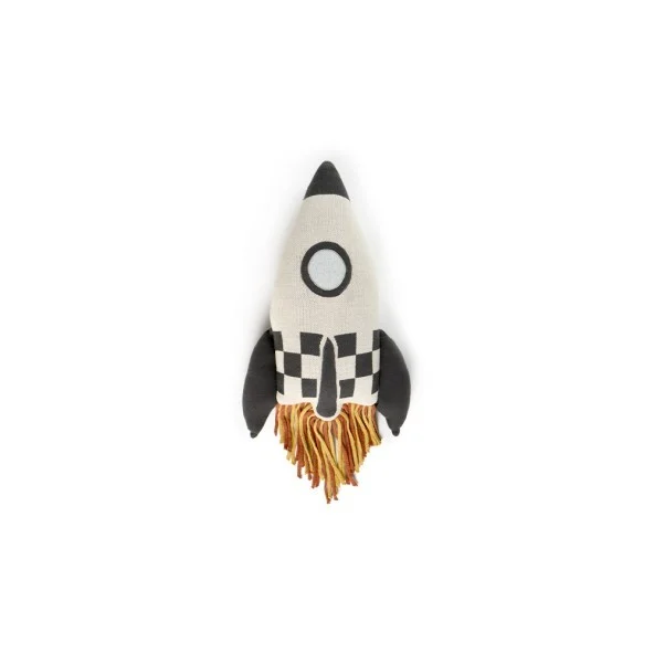Lorena Canals Rocket — Knitted Pillow 22 × 41 cm