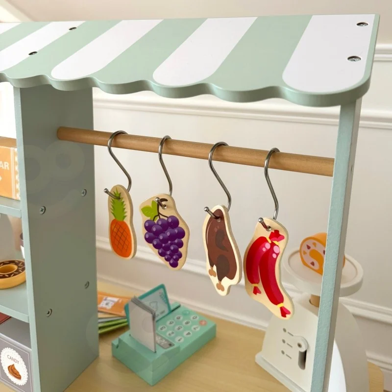 Large Multifunctional Wooden Food Truck Stand, 73 pcs, photo 9