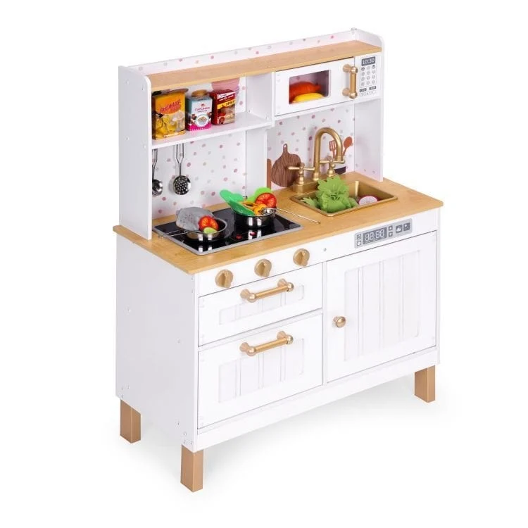 Large Wooden Play Kitchen with Sounds and LED, photo 5