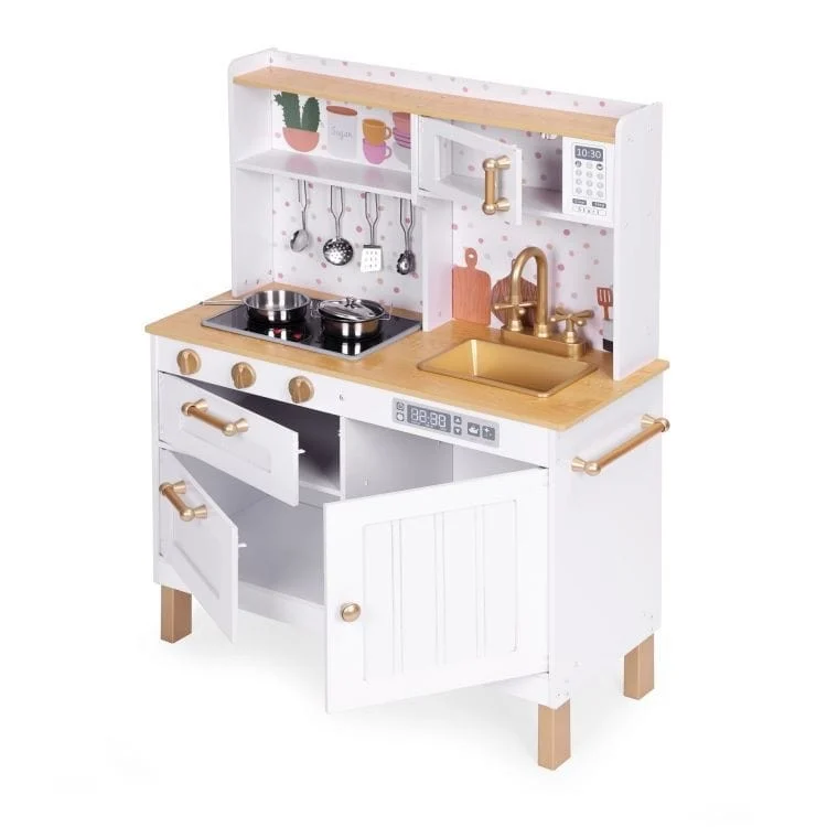 Large Wooden Play Kitchen with Sounds and LED, photo 6