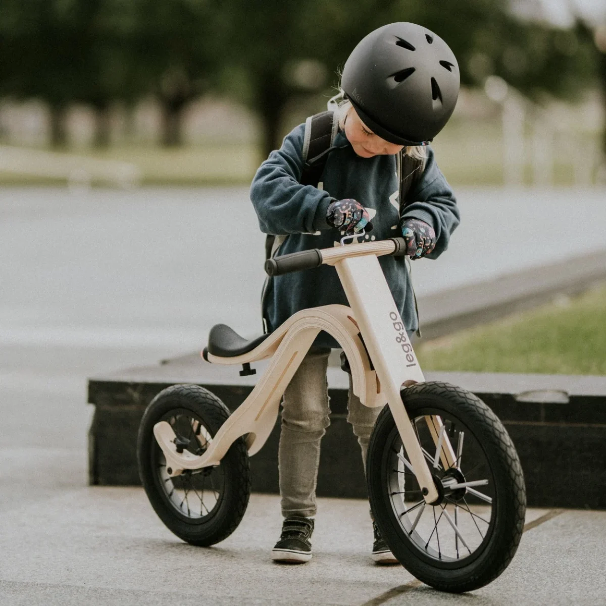 leg&go 3in1 — Wooden Balance Bike, photo 2