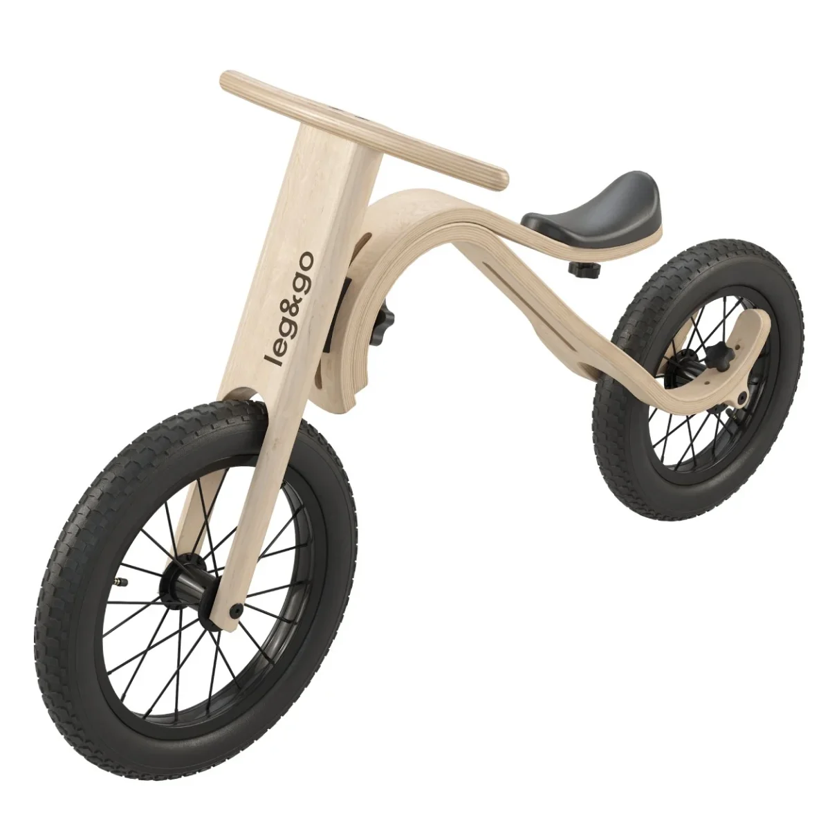 leg&go 3in1 — Wooden Balance Bike