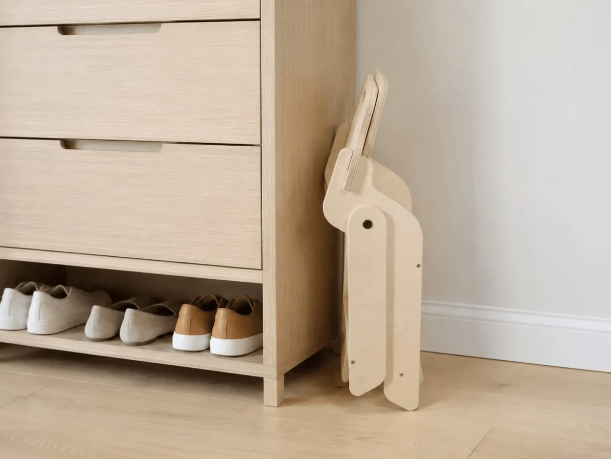 Foldable Kids’ Chair in Birch Plywood, photo 4