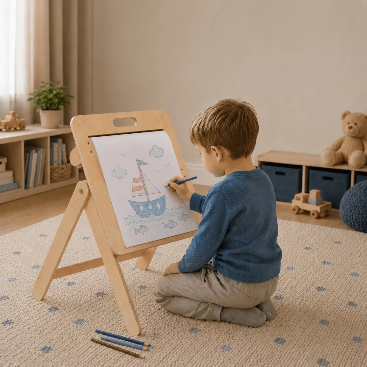 Drawing Board and Table 2-in-1 with Paper Roll, photo 2