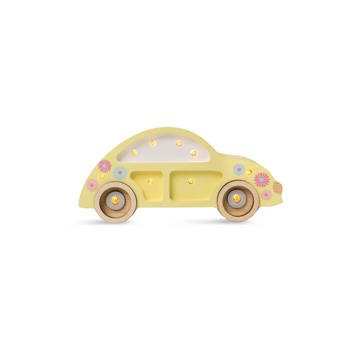 Little Lights Beetle Car Mini — Wooden Night Light