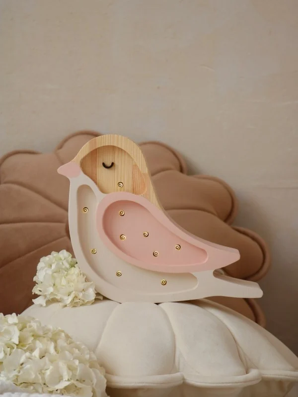 Little Lights Bird Mini — Wooden Night Light, photo 2