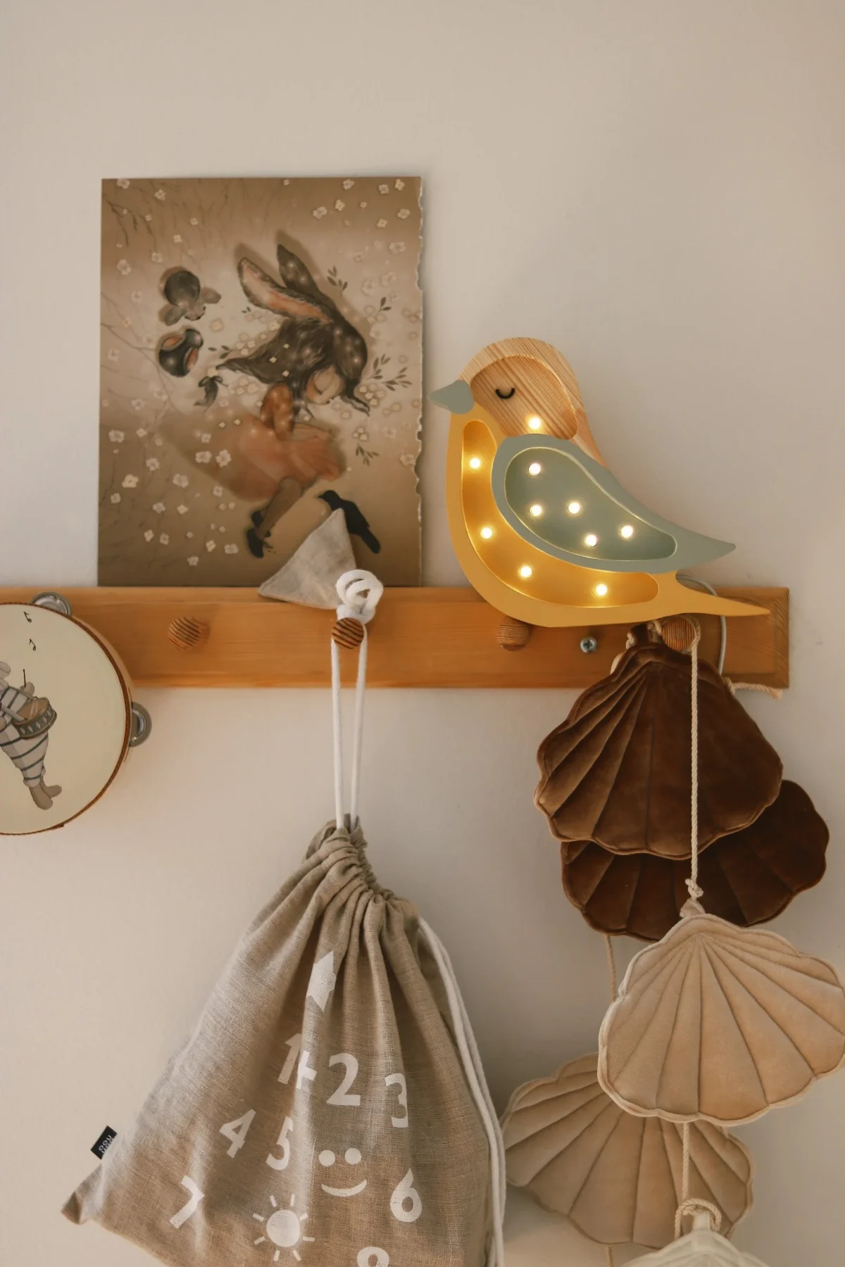 Little Lights Bird Mini — Wooden Night Light, photo 13