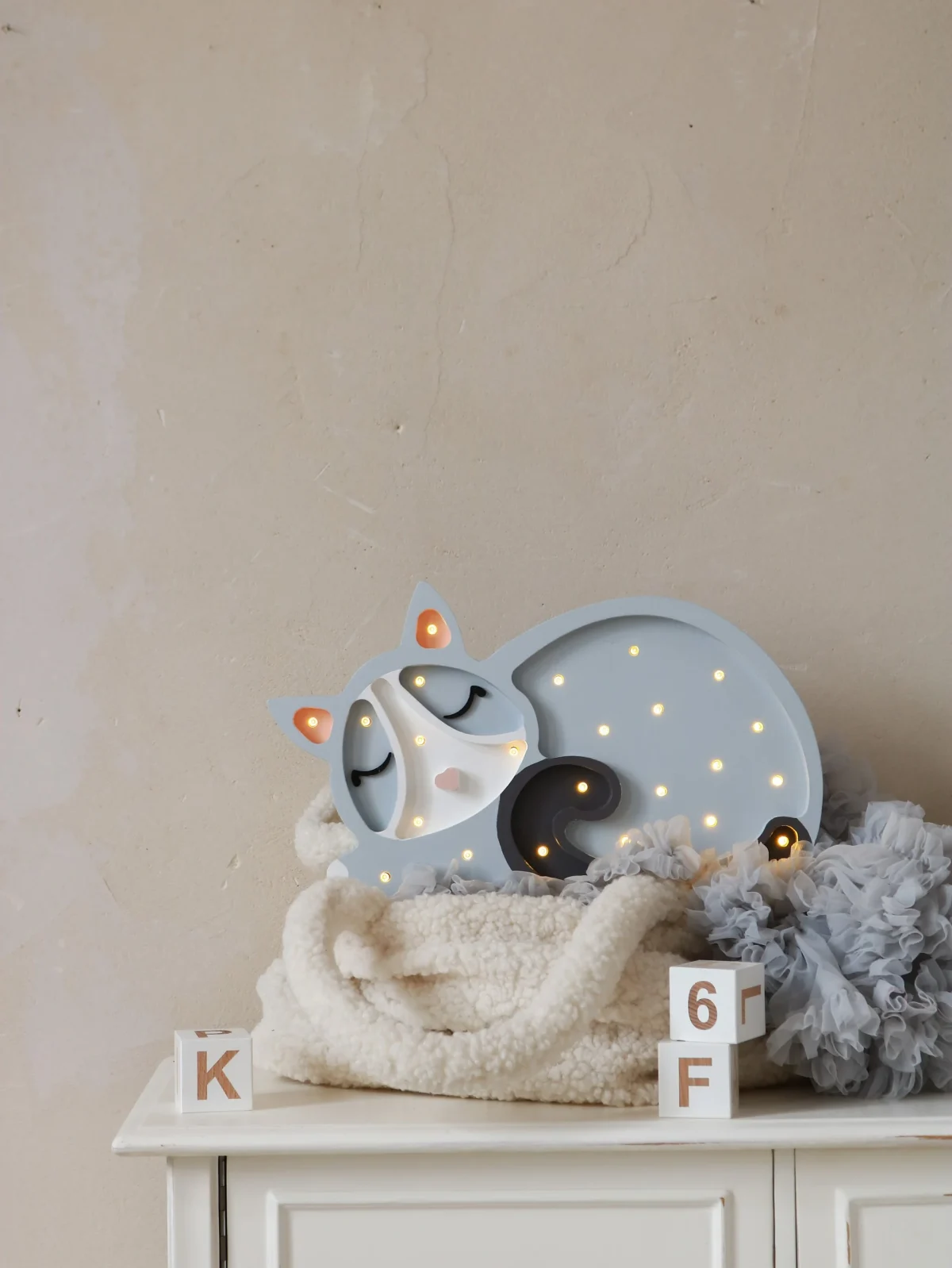 Little Lights Cat — Wooden Night Light, photo 13