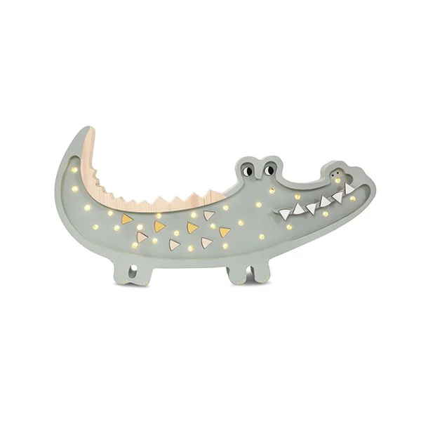 Little Lights Crocodile — Wooden Night Light