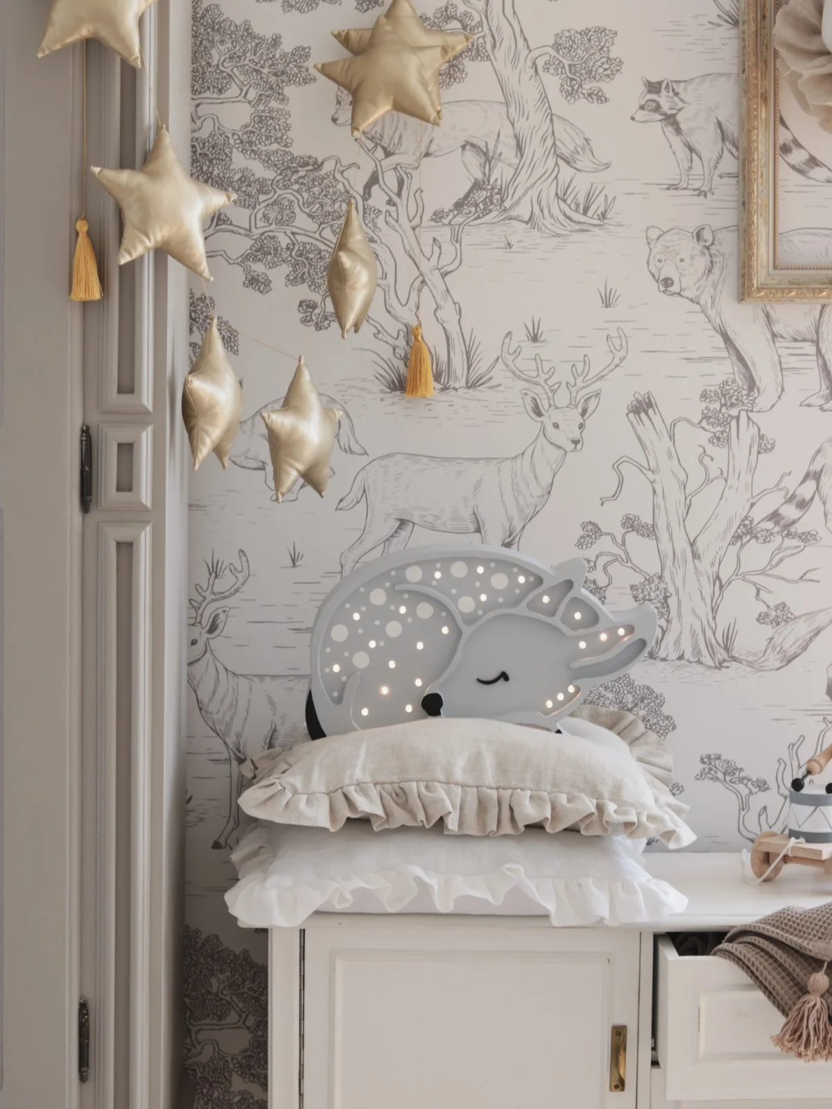 Little Lights Deer — Wooden Night Light, photo 2