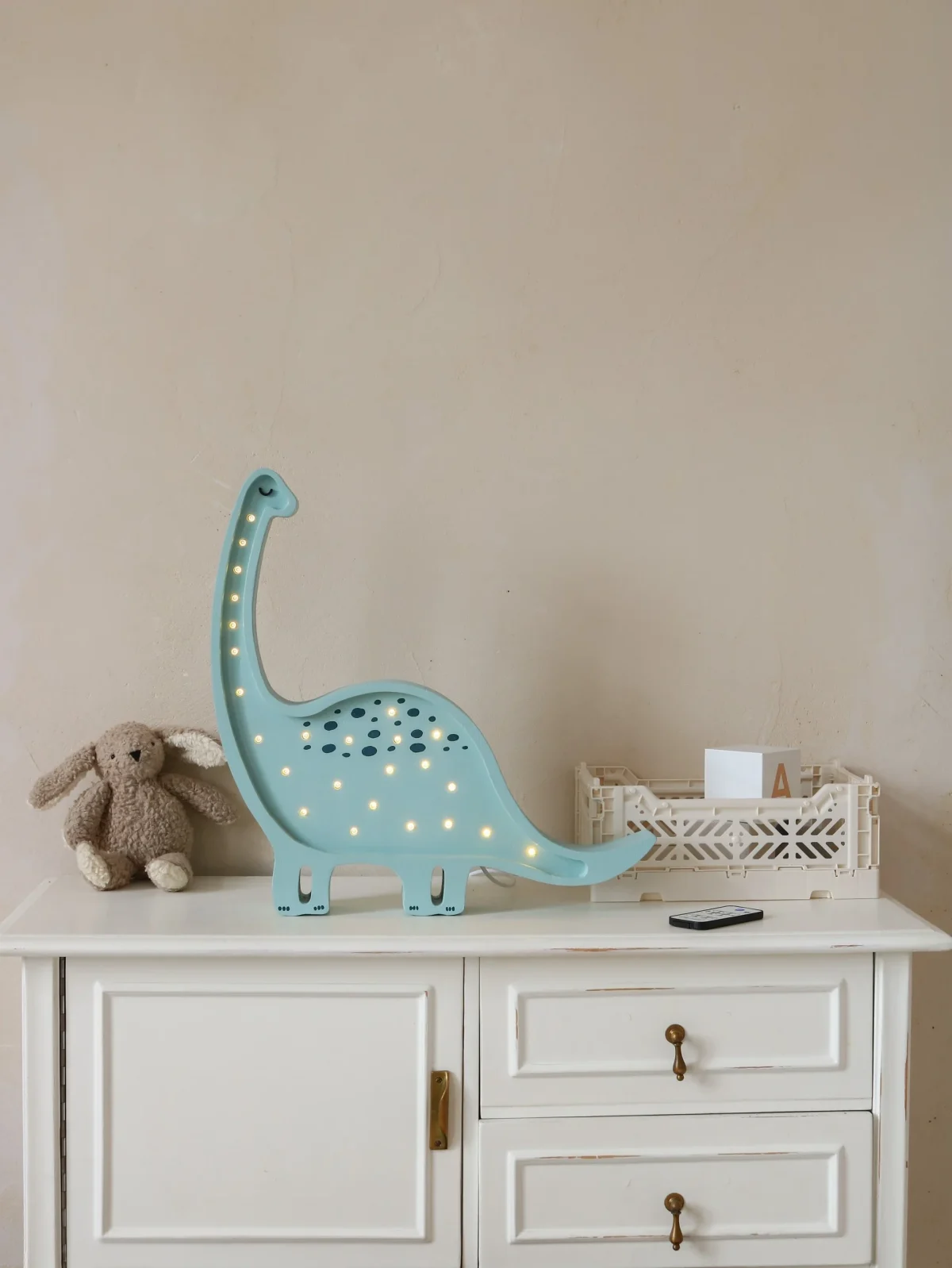 Little Lights Dino Diplodocus — Wooden Night Light, photo 5