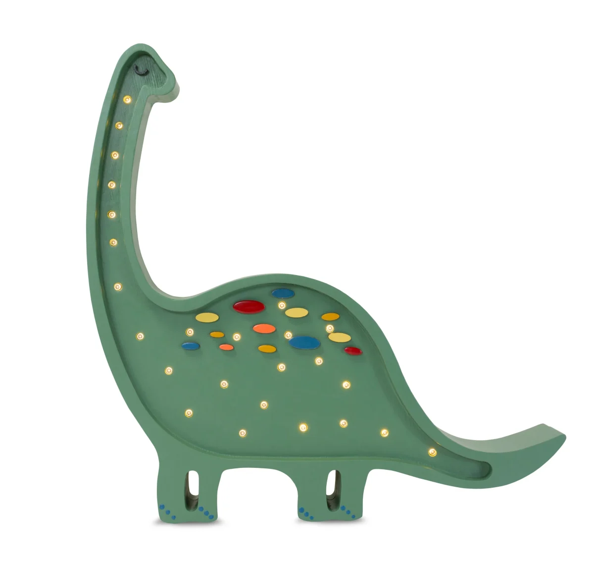 Little Lights Dino Diplodocus — Wooden Night Light