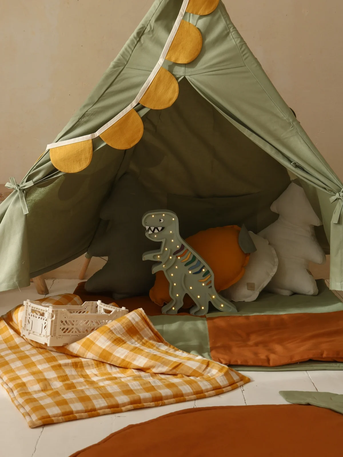 Little Lights Dinosaur T-Rex — Wooden Night Light, photo 5