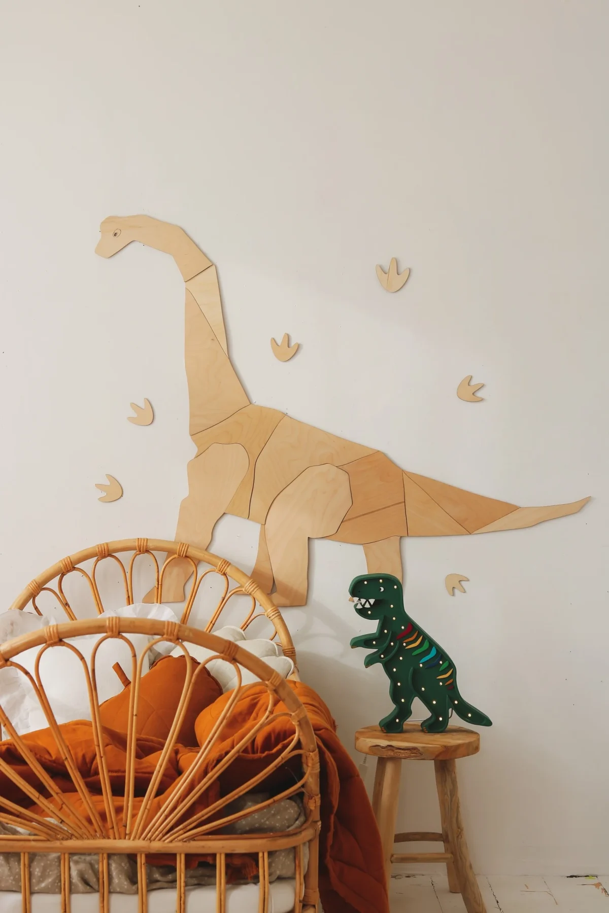 Little Lights Dinosaur T-Rex — Wooden Night Light, photo 4