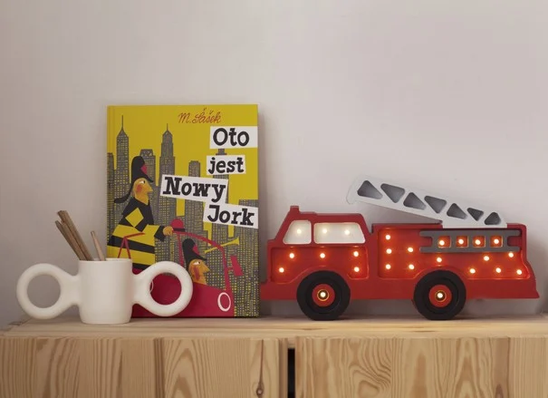 Little Lights Firetruck — Wooden Night Light, photo 4