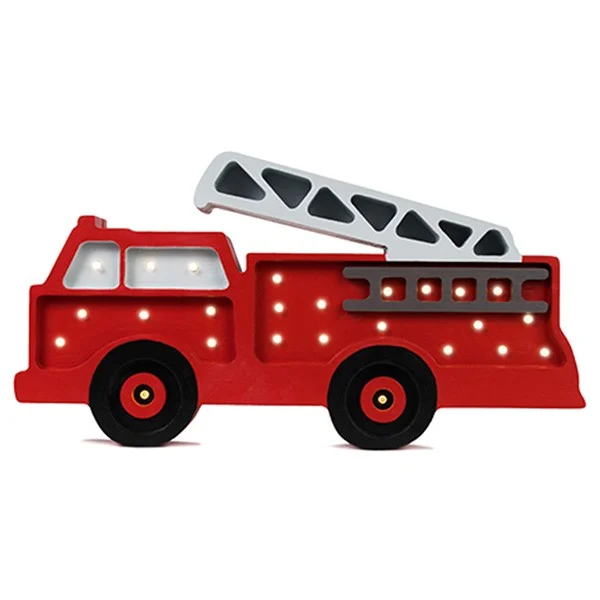 Little Lights Firetruck — Wooden Night Light