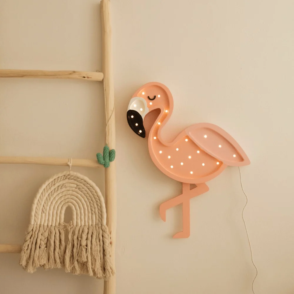 Little Lights Flamingo — Wooden Night Light, photo 4