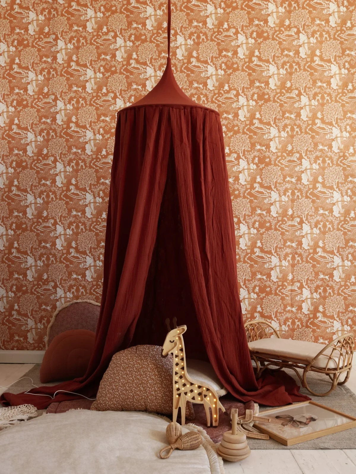 Little Lights Giraffe — puidust öölamp, foto 7