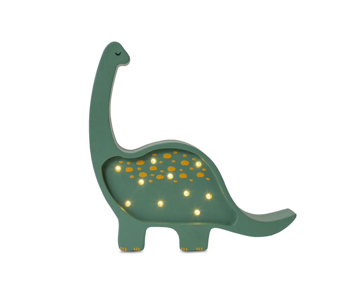 Little Lights Mini Dino — Wooden Night Light