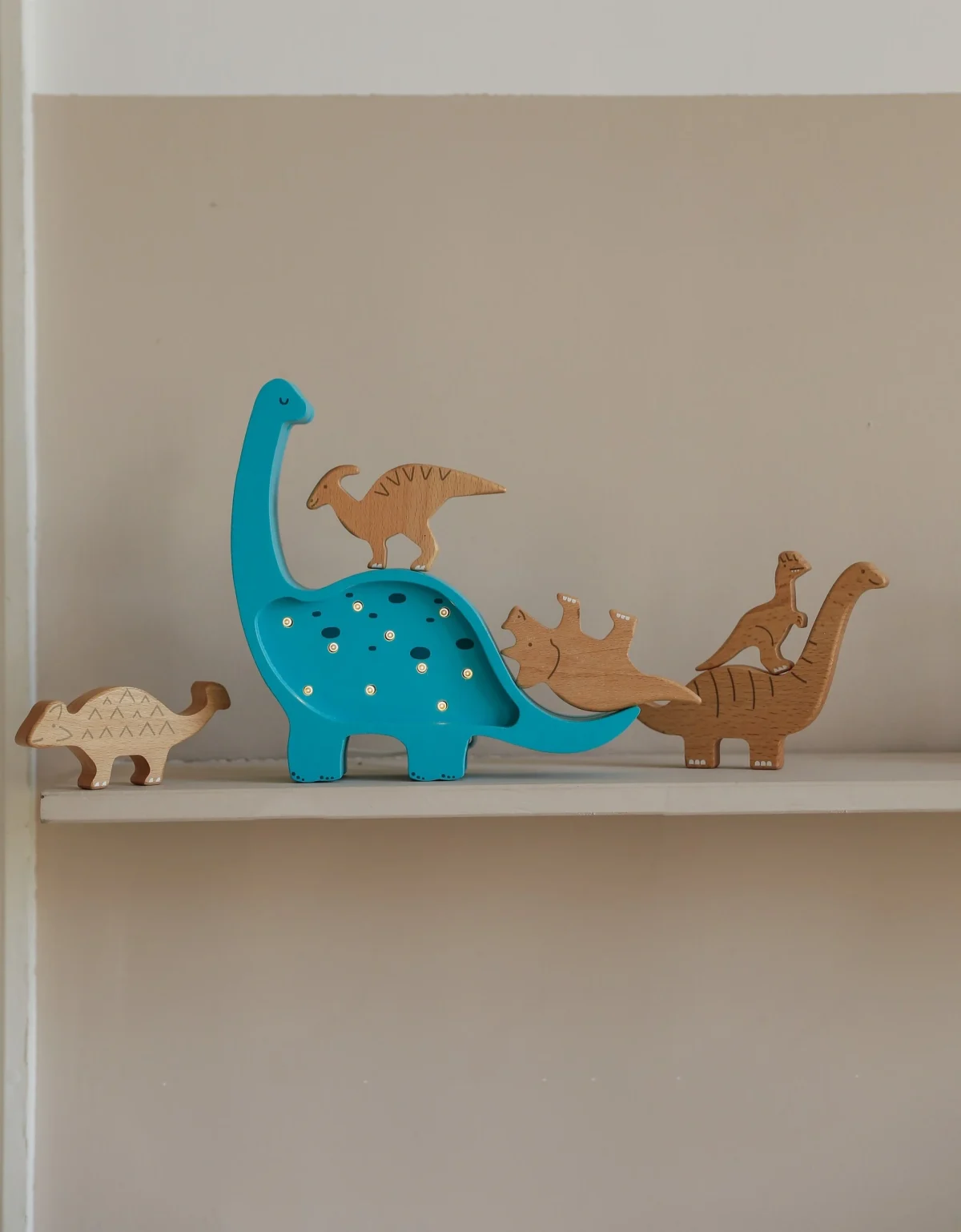 Little Lights Mini Dino — Wooden Night Light, photo 12