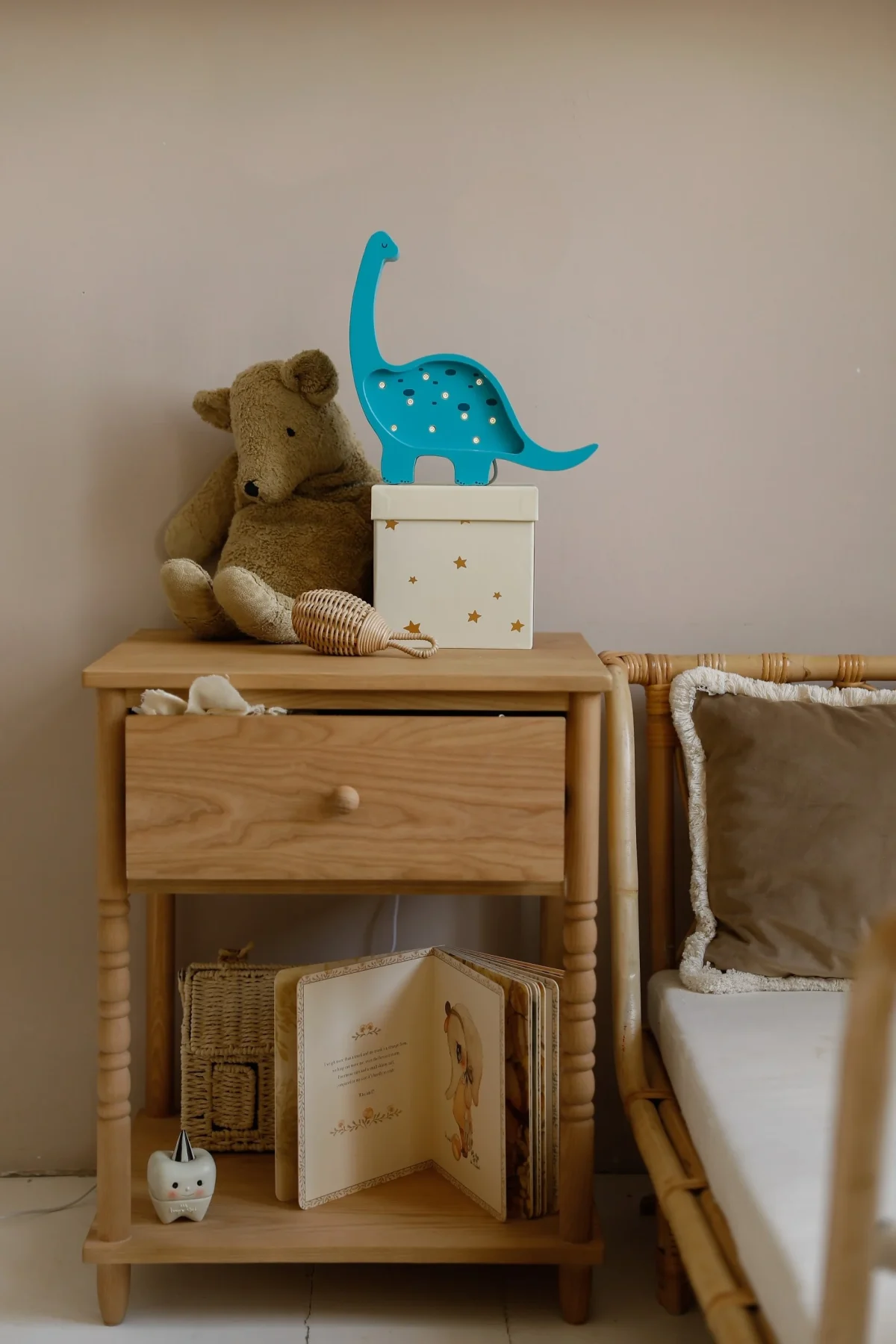 Little Lights Mini Dino — Wooden Night Light, photo 5