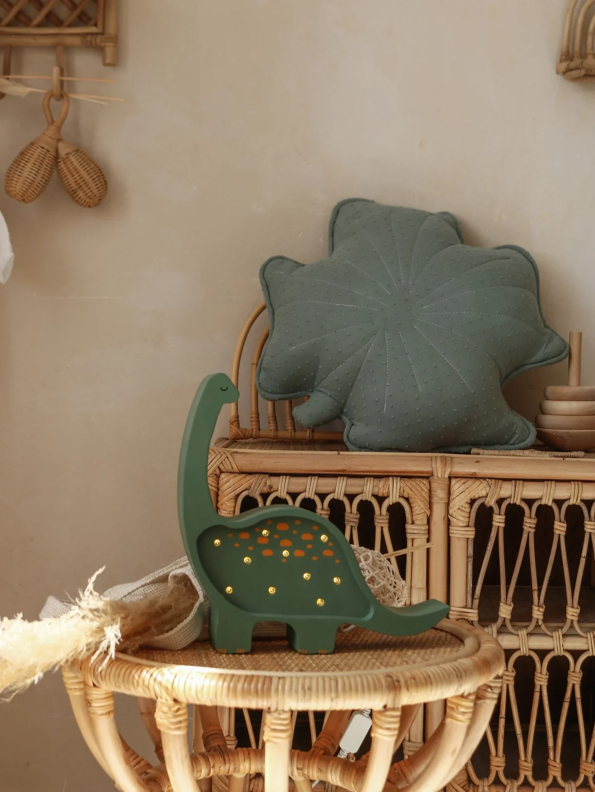 Little Lights Mini Dino — Wooden Night Light, photo 7