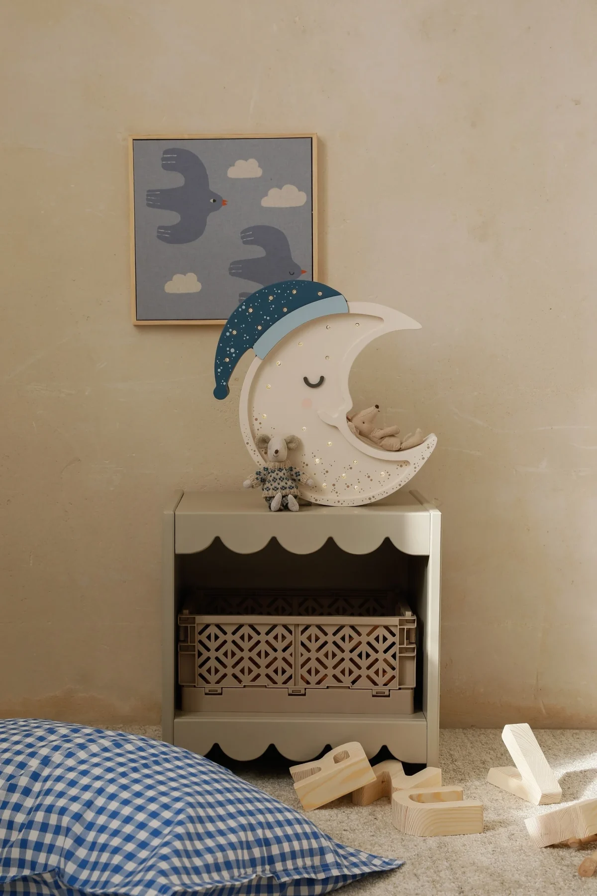 Little Lights Moon — Wooden Night Light, photo 2