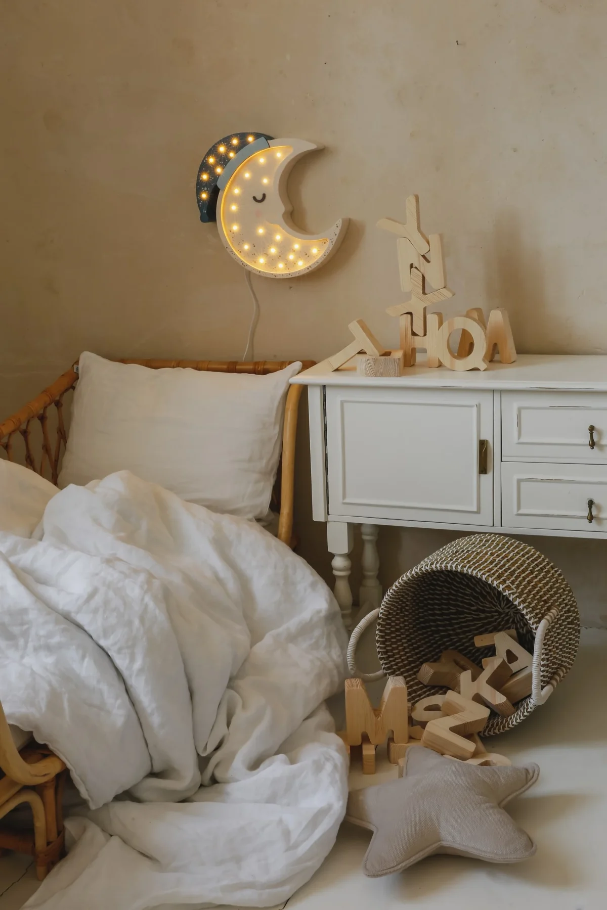 Little Lights Moon — Wooden Night Light, photo 5