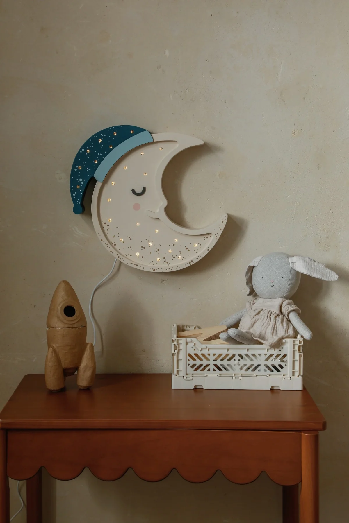 Little Lights Moon — Wooden Night Light, photo 4