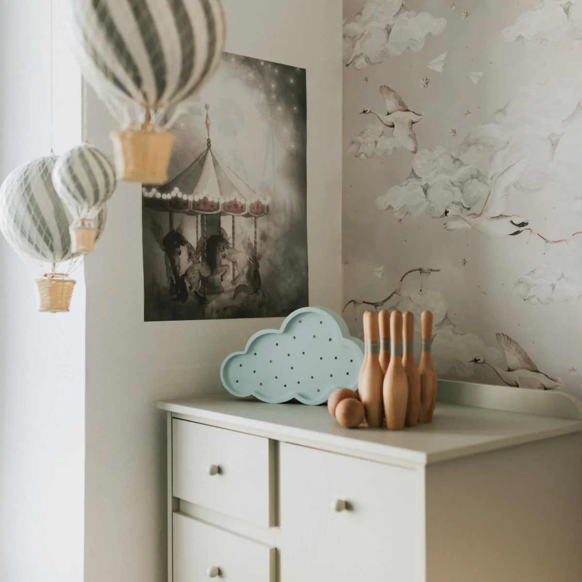 Little Lights Cloud — Wooden Night Light, photo 5