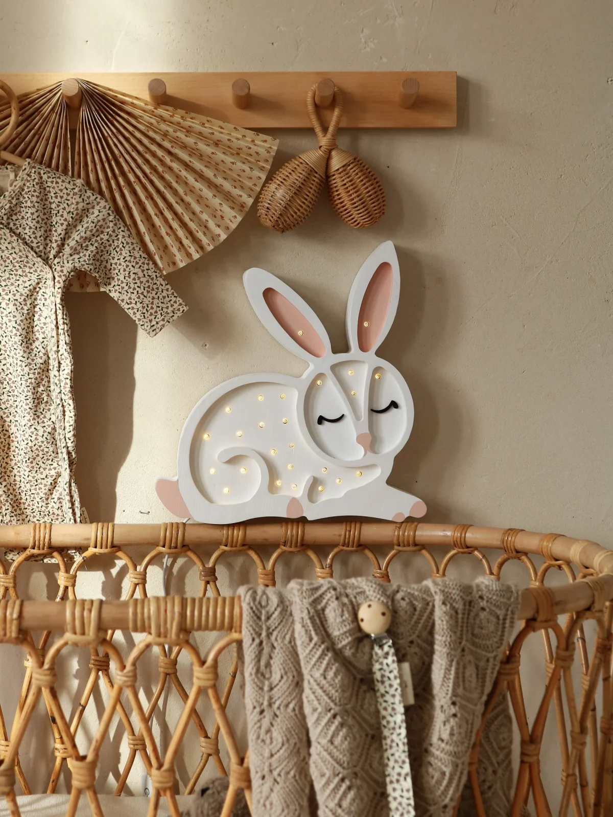 Little Lights Bunny — Wooden Night Light, photo 3