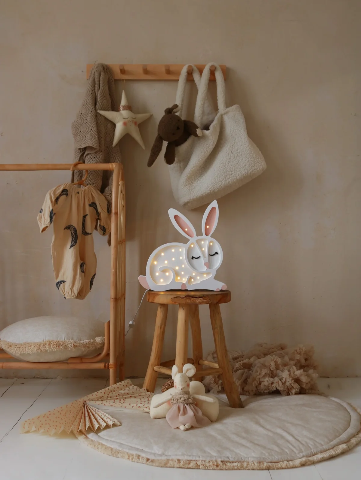 Little Lights Bunny — Wooden Night Light, photo 4
