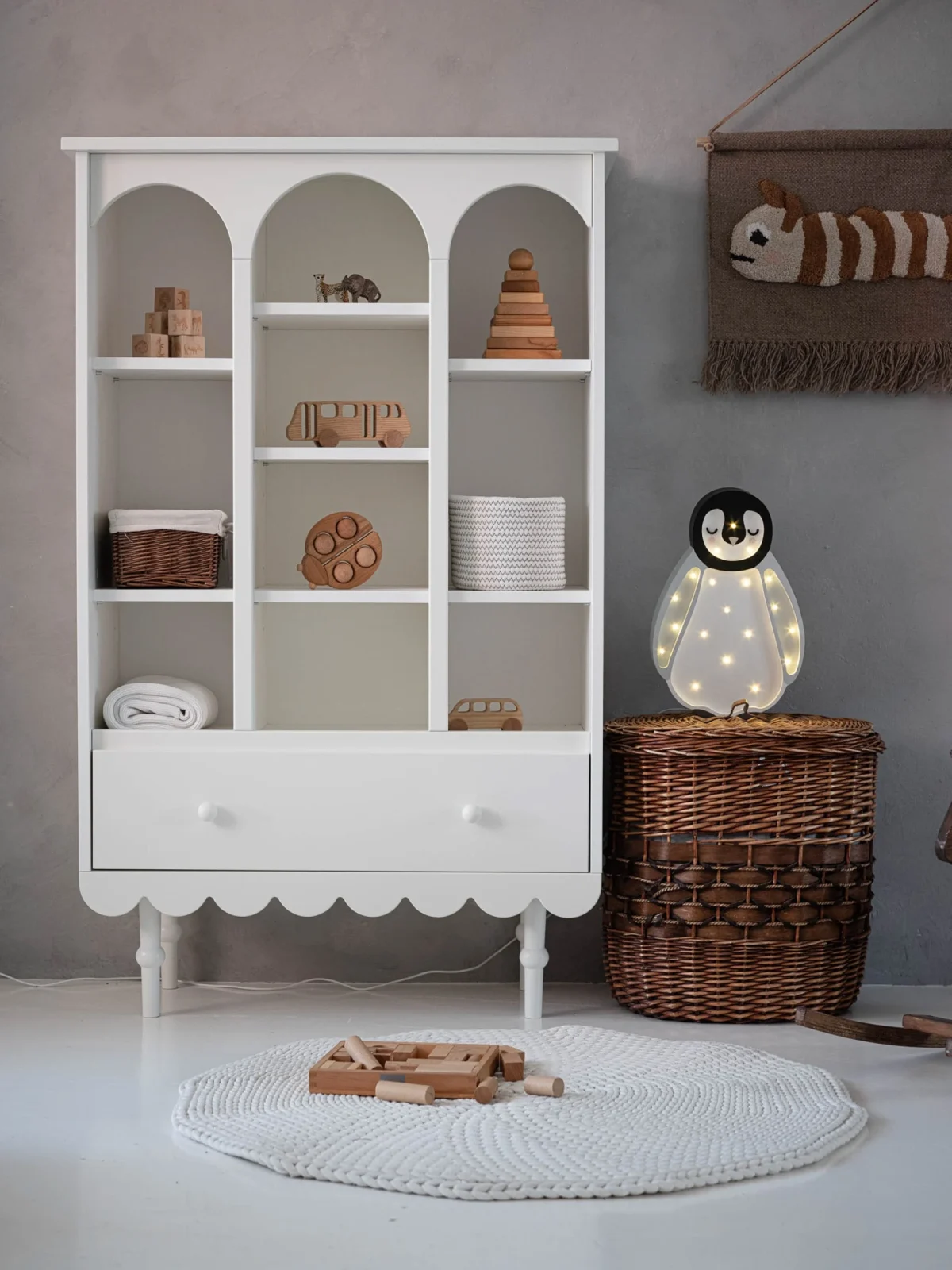 Little Lights Penguin — Wooden Night Light, photo 4