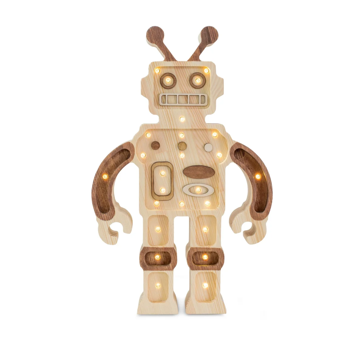 Little Lights Robot — Wooden Night Light