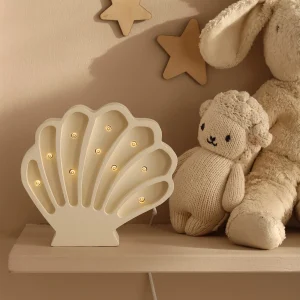 Little Lights Seashell — Wooden Night Light, photo 2