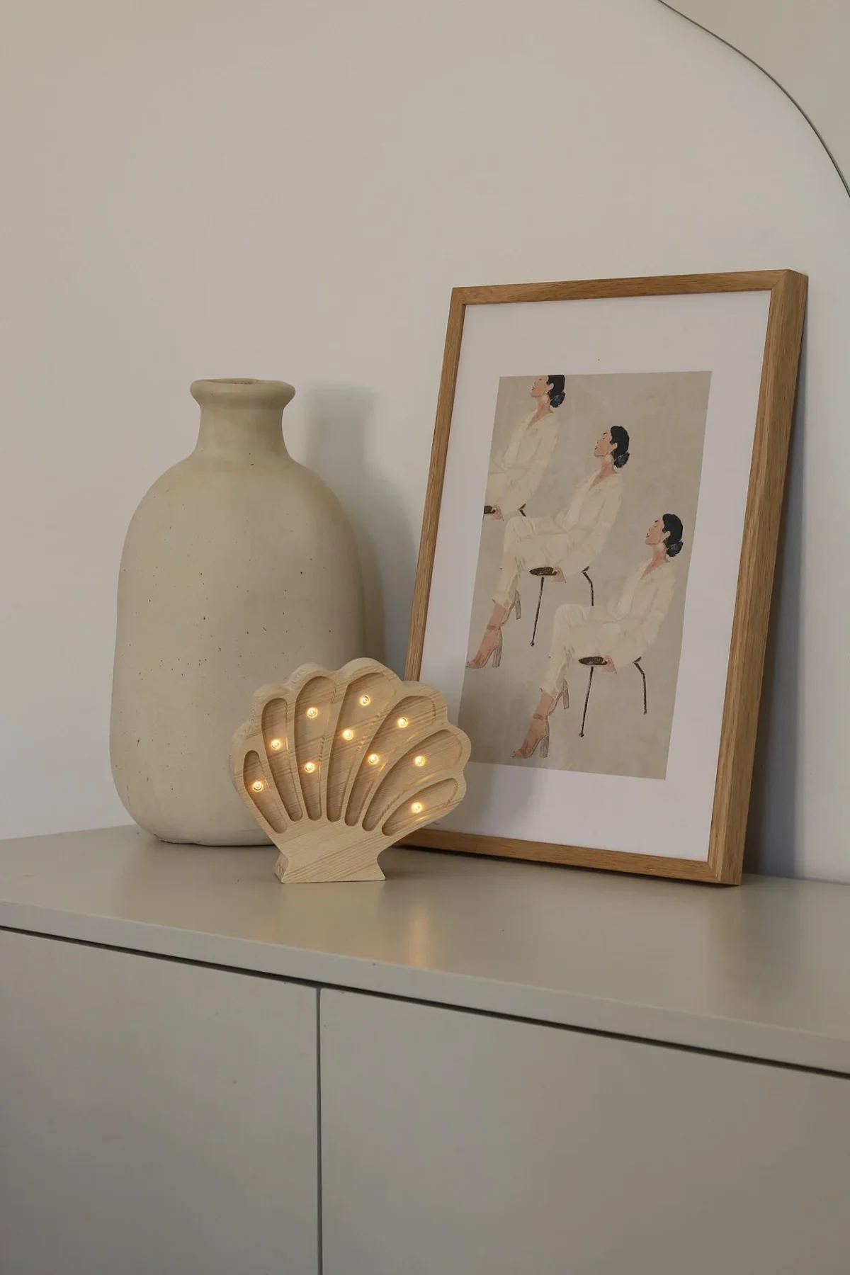 Little Lights Seashell — Wooden Night Light, photo 5