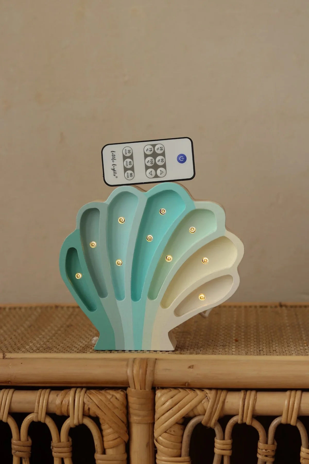 Little Lights Seashell — Wooden Night Light, photo 6