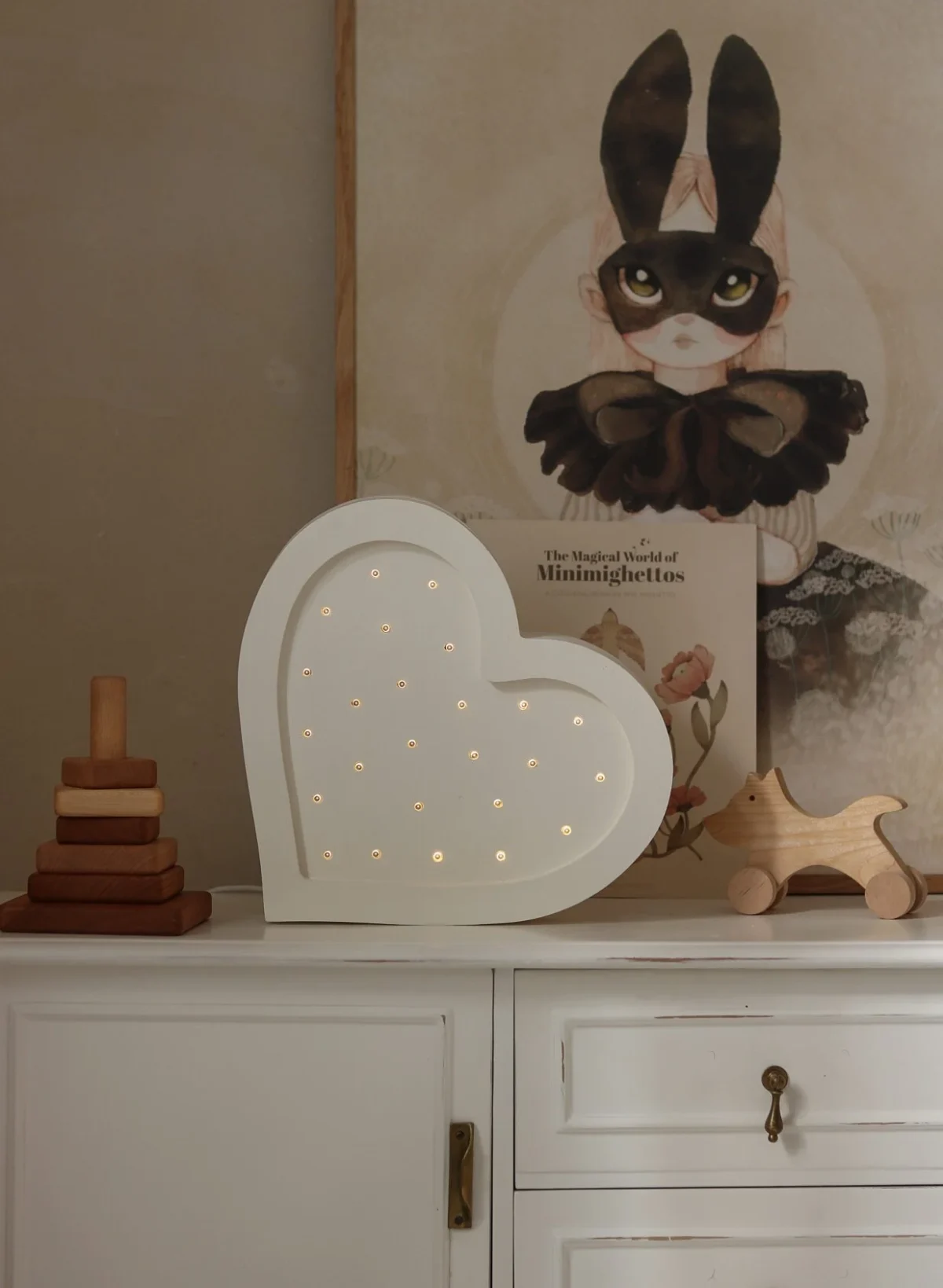 Little Lights Heart — Wooden Night Light, photo 4