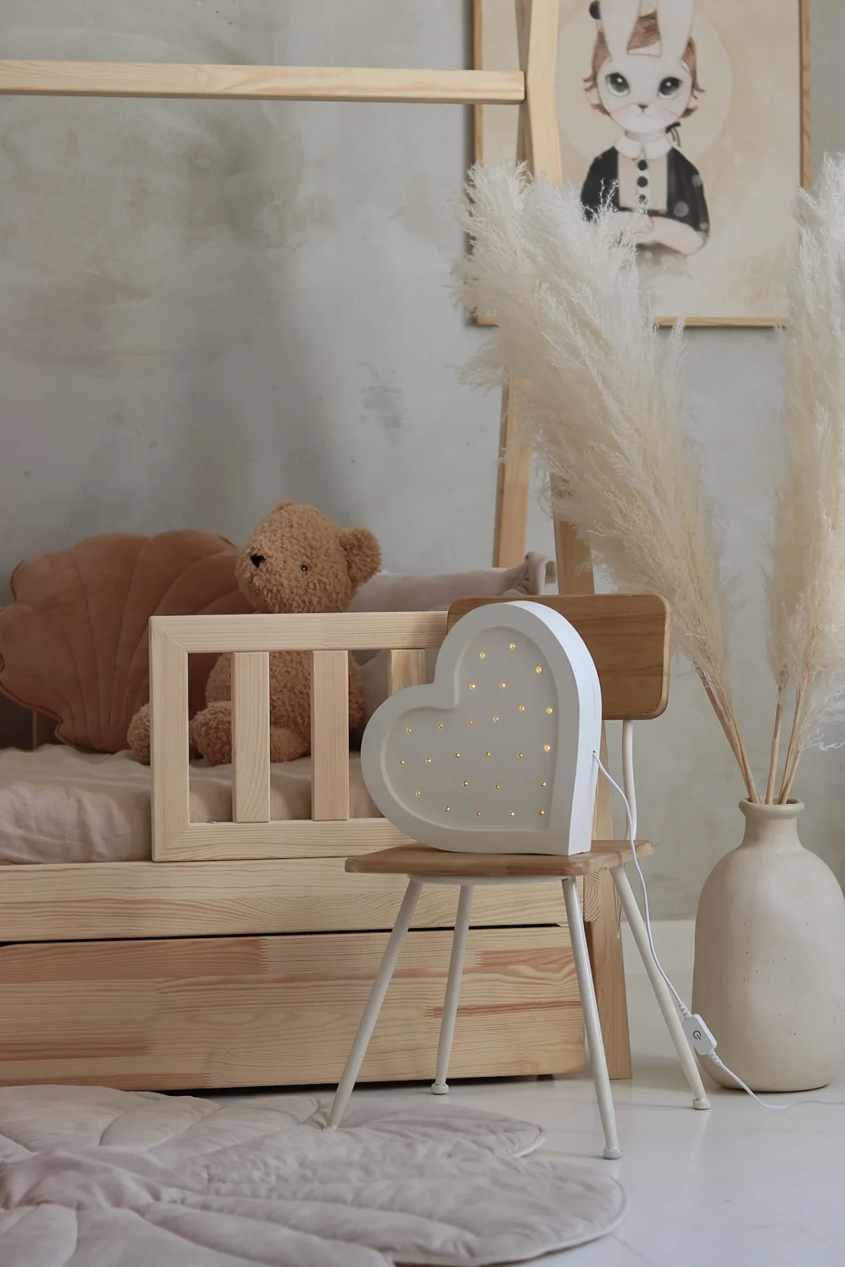 Little Lights Heart — Wooden Night Light, photo 3
