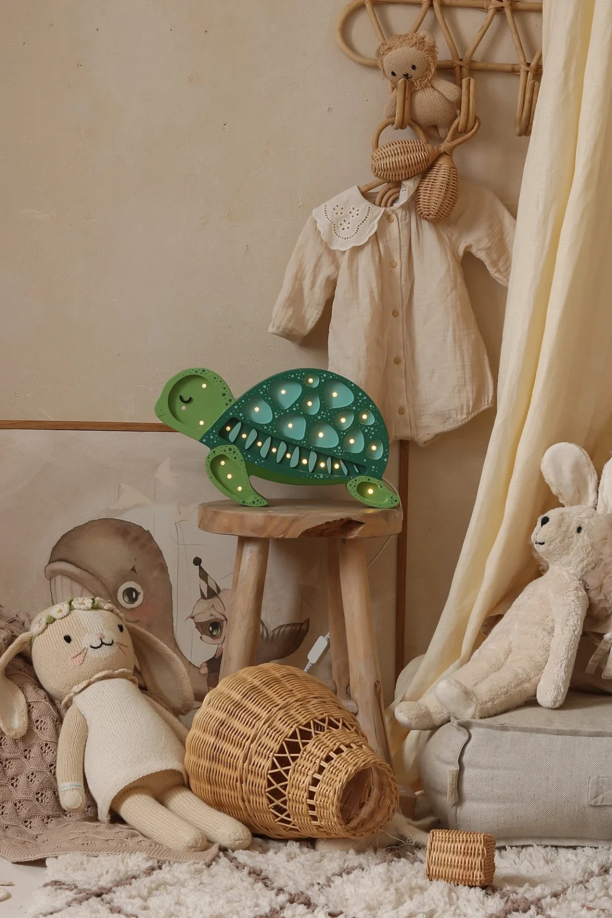Little Lights Turtle — Wooden Night Light, photo 7