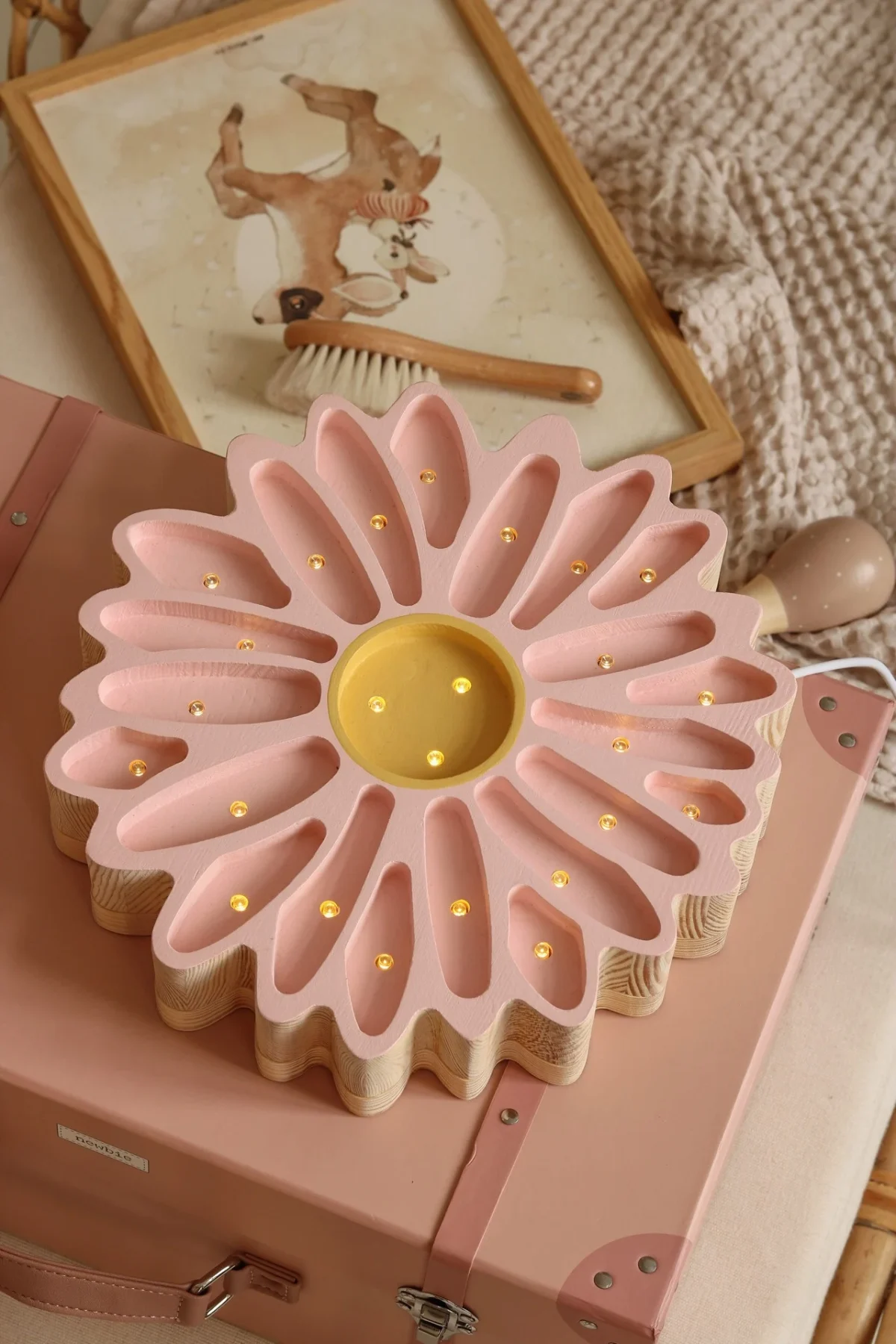 Little Lights Daisy — Wooden Night Light, photo 3