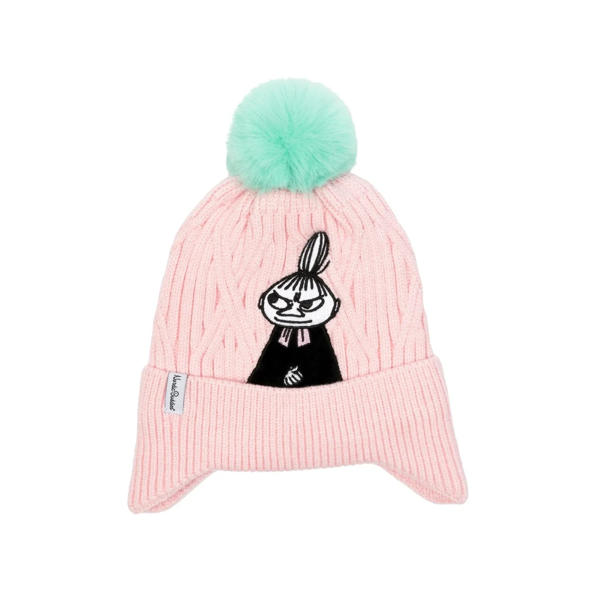 Little My — Kids Winter Beanie, Pink, photo 4