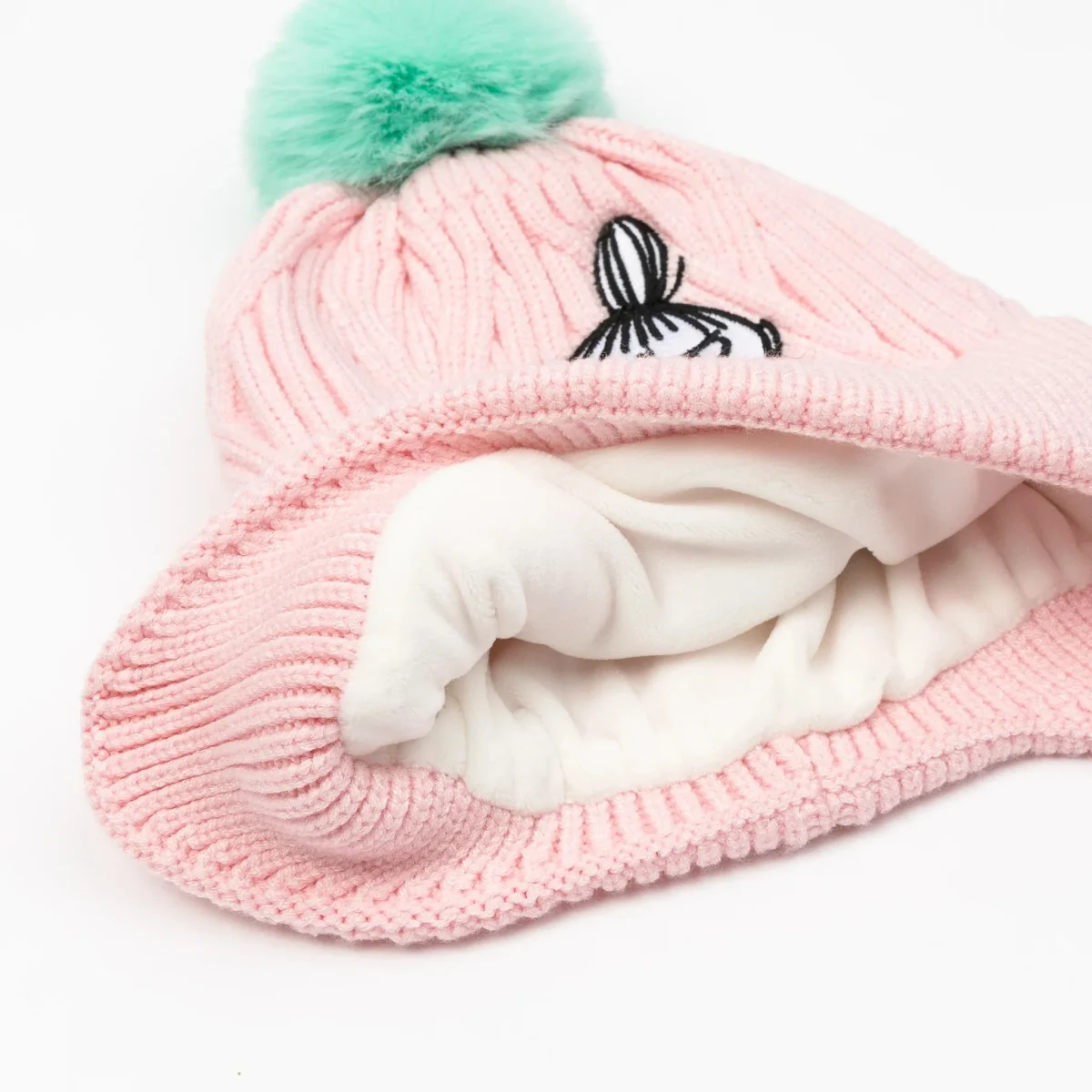 Little My — Kids Winter Beanie, Pink, photo 2