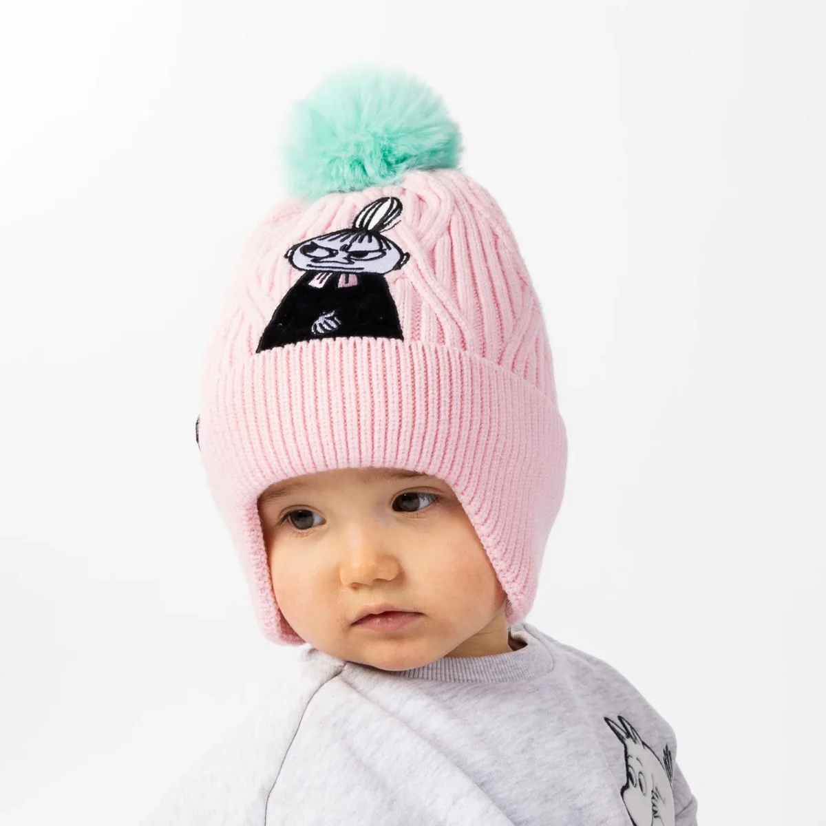 Little My — Kids Winter Beanie, Pink