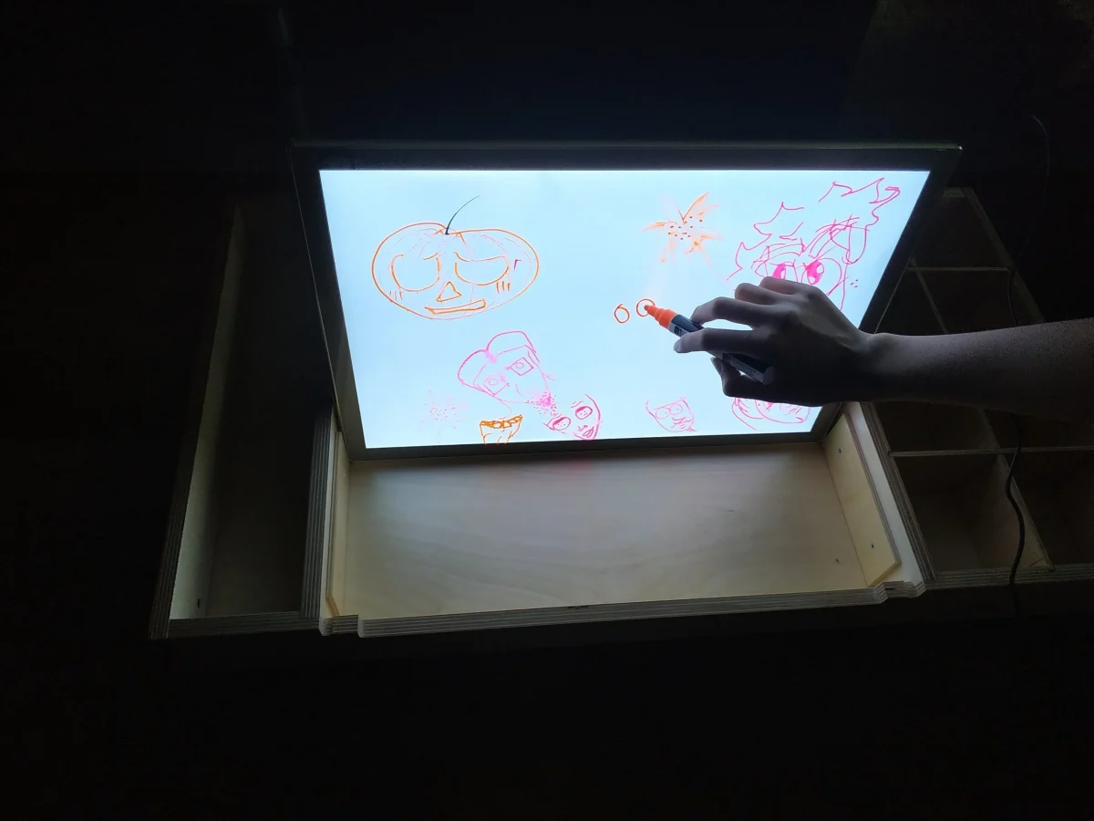 LED Light Board Panel for Drawing, 50 × 35 cm, photo 2