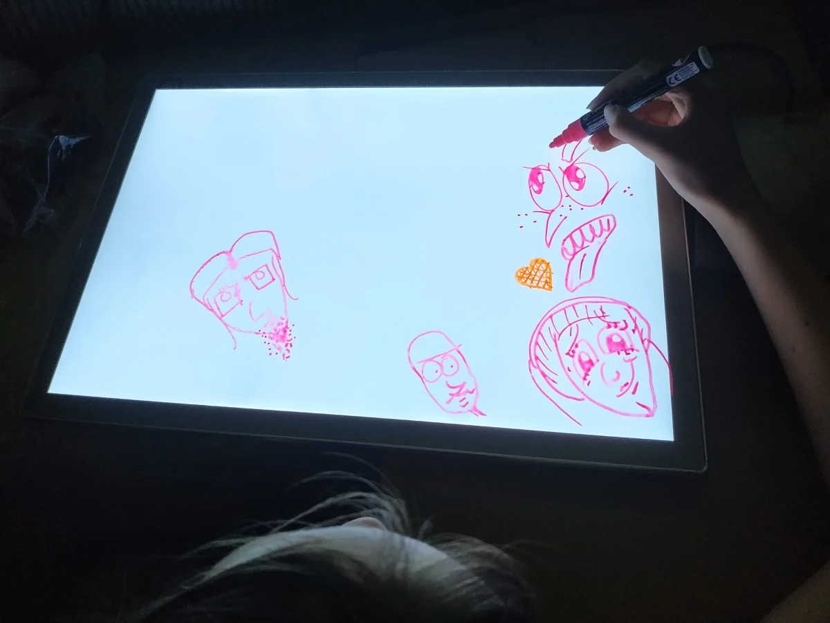 LED Light Board Panel for Drawing, 50 × 35 cm, photo 3