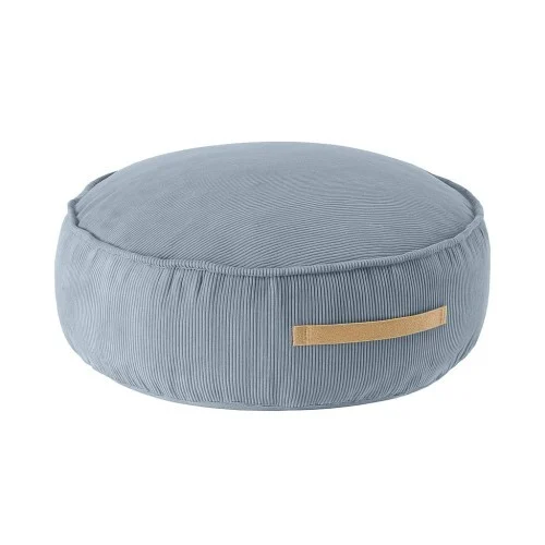Round Corduroy Pouf, 65 cm