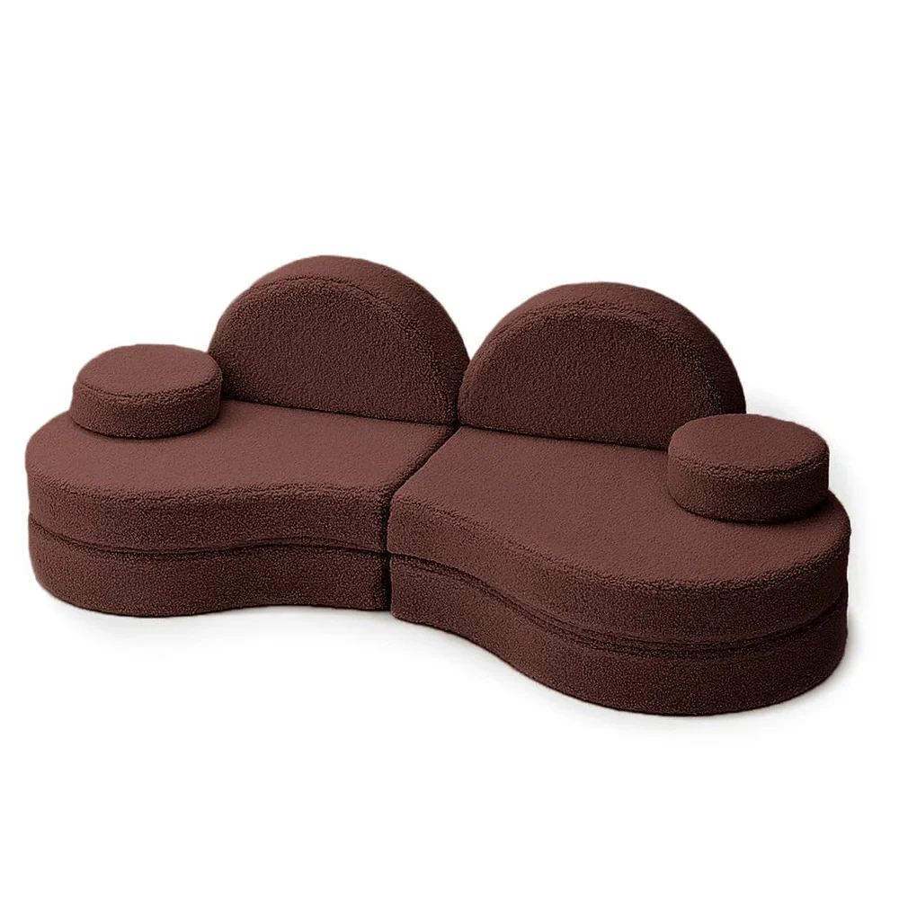 MeowBaby Coccolo — Modular Kids’ Sofa, 6 Pieces