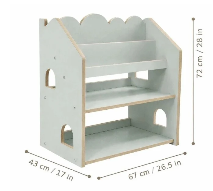 Montessori House Bookcase in MDF, photo 4